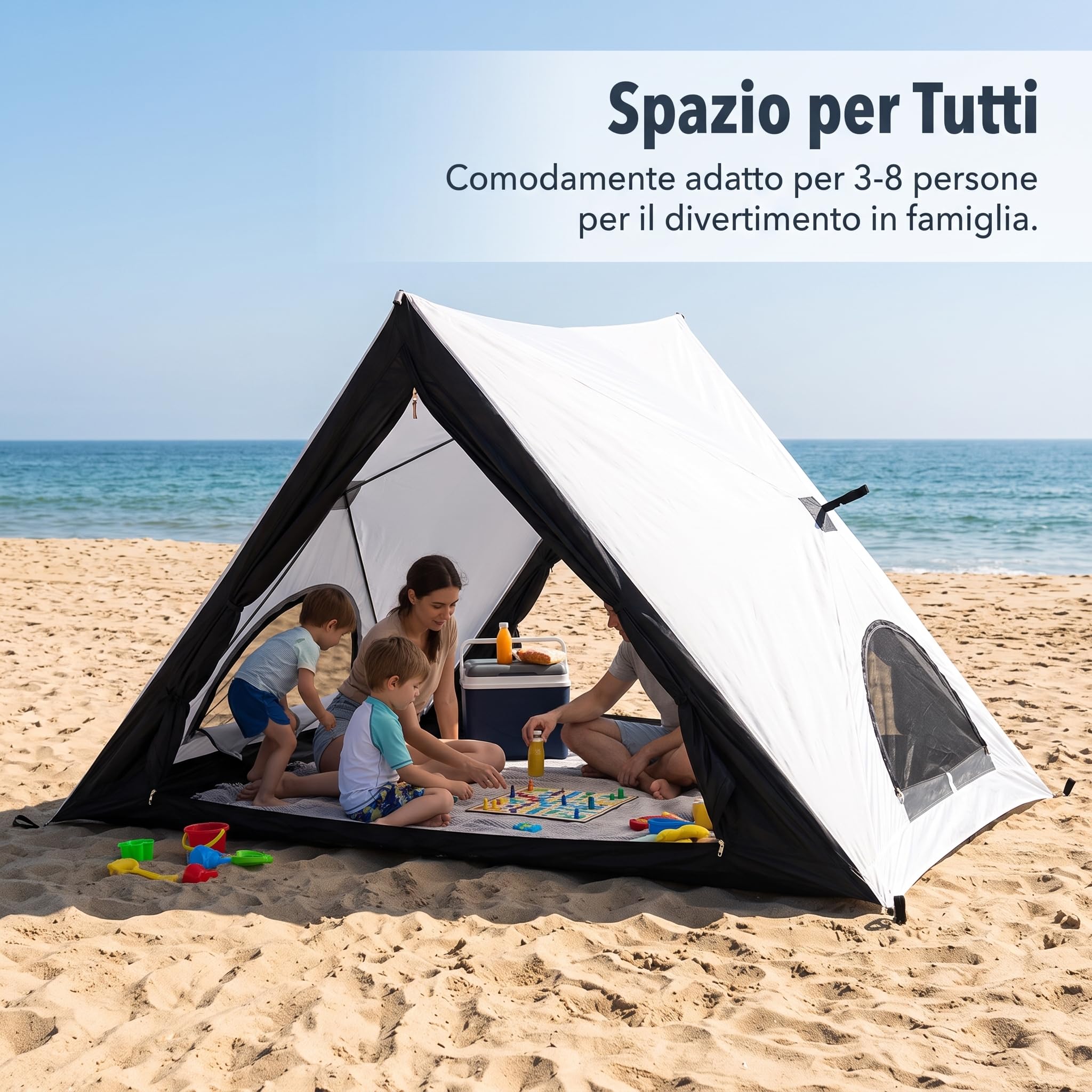 da Campeggio Automatica Up Impermeabile per Montaggio Rapido, per Attività all'Aperto