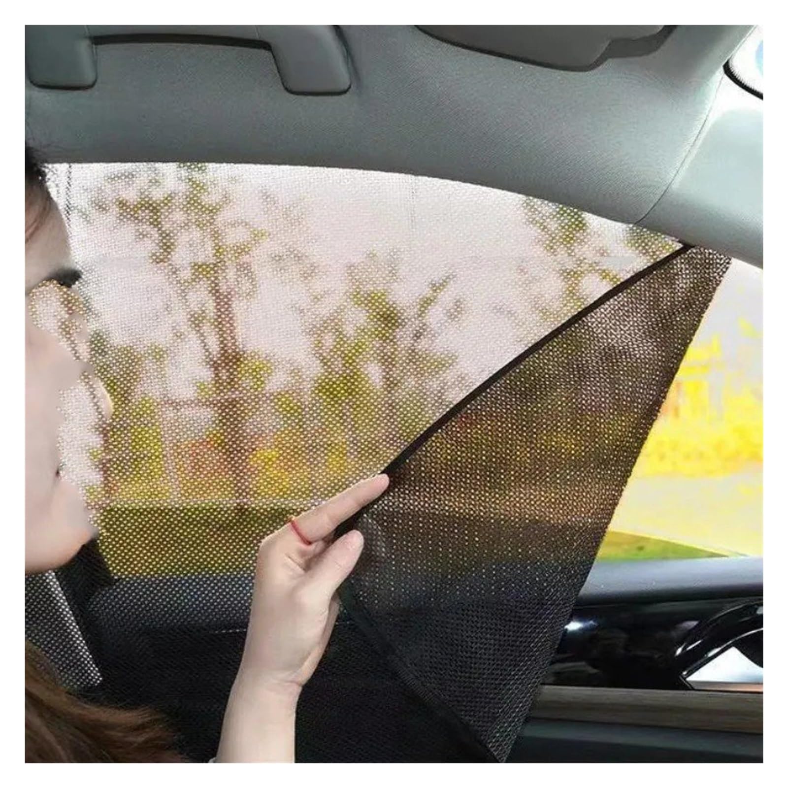 Parasol Tipo Paraguas Parasol Magnético para Coche Plegable Universal