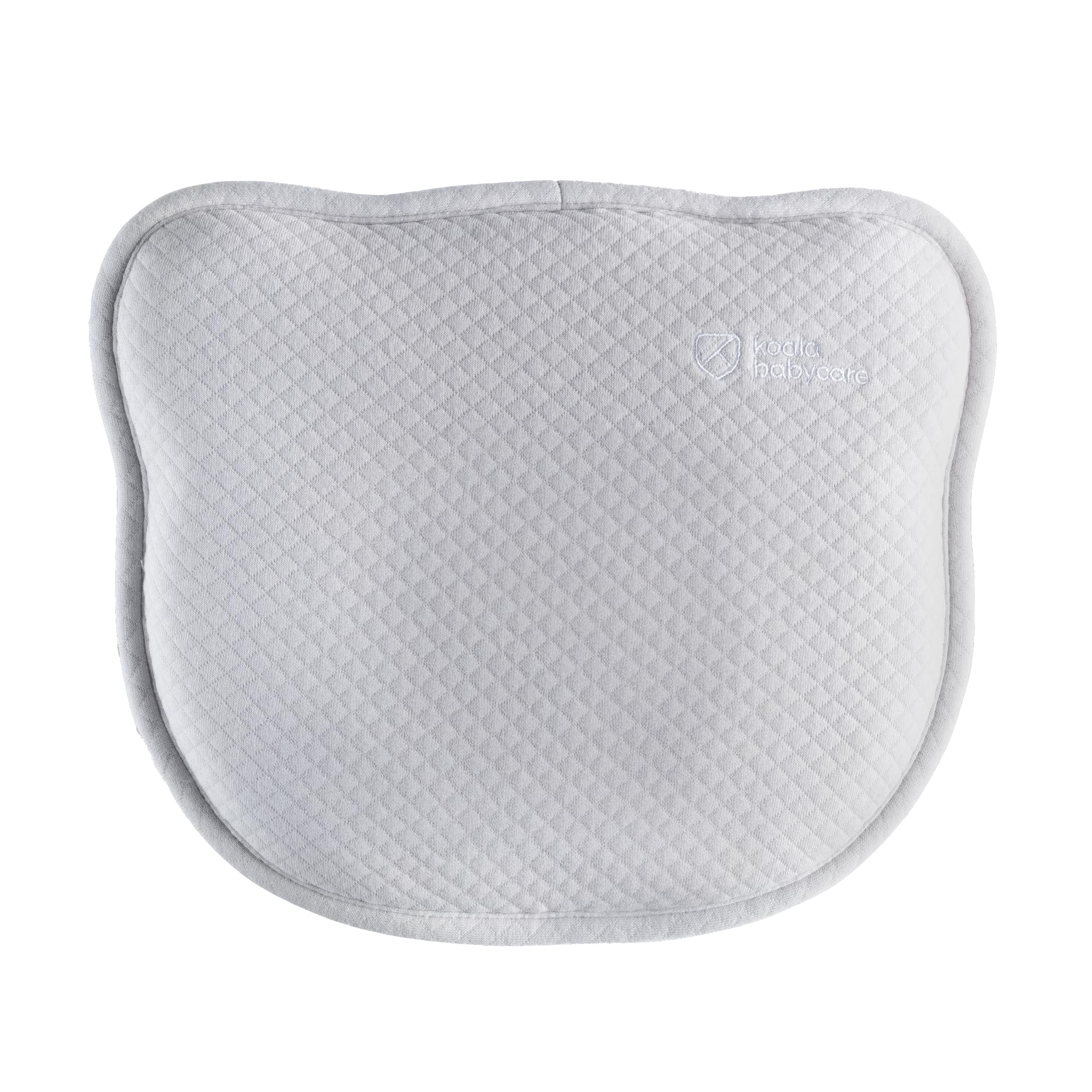 Koala Babycare Cuscino Neonato Plagiocefalia Sfoderabile (con due Federe) per aiutare a prevenire e trattare la Testa Piatta in Memory Foam