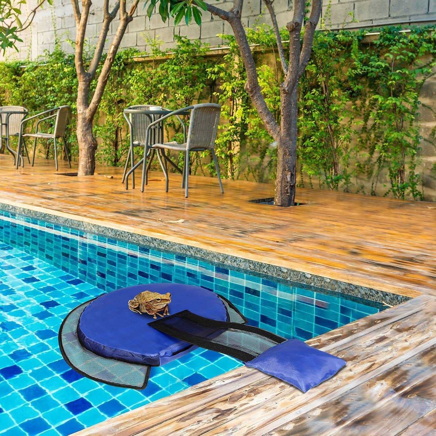TUKRKRS 1 paquete de rampa de escape inflable para salvar animales, accesorios flotantes para perros al aire libre, ranas, sapos, ratones, pájaros, A-1456