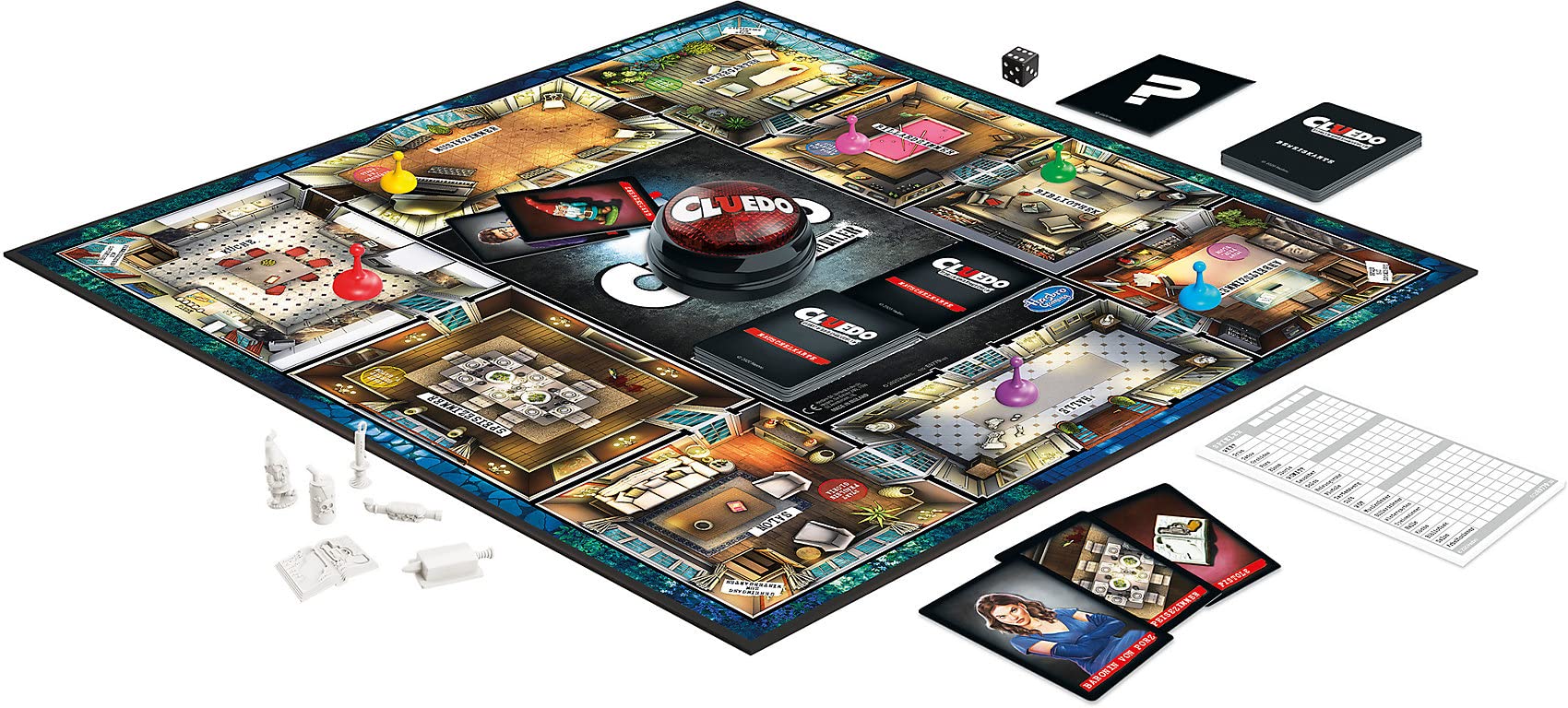 Hasbro Cluedo Board Game - Detective Game for Children Aged 8 and Up - With Liel Button to find out dishonest players E9779398 - Image 2