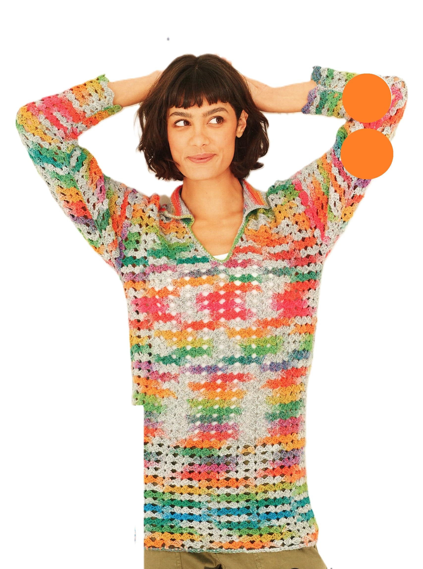 Stylecraft Women's Multicoloured Dk Crochet Pattern - 10042 Sweaters