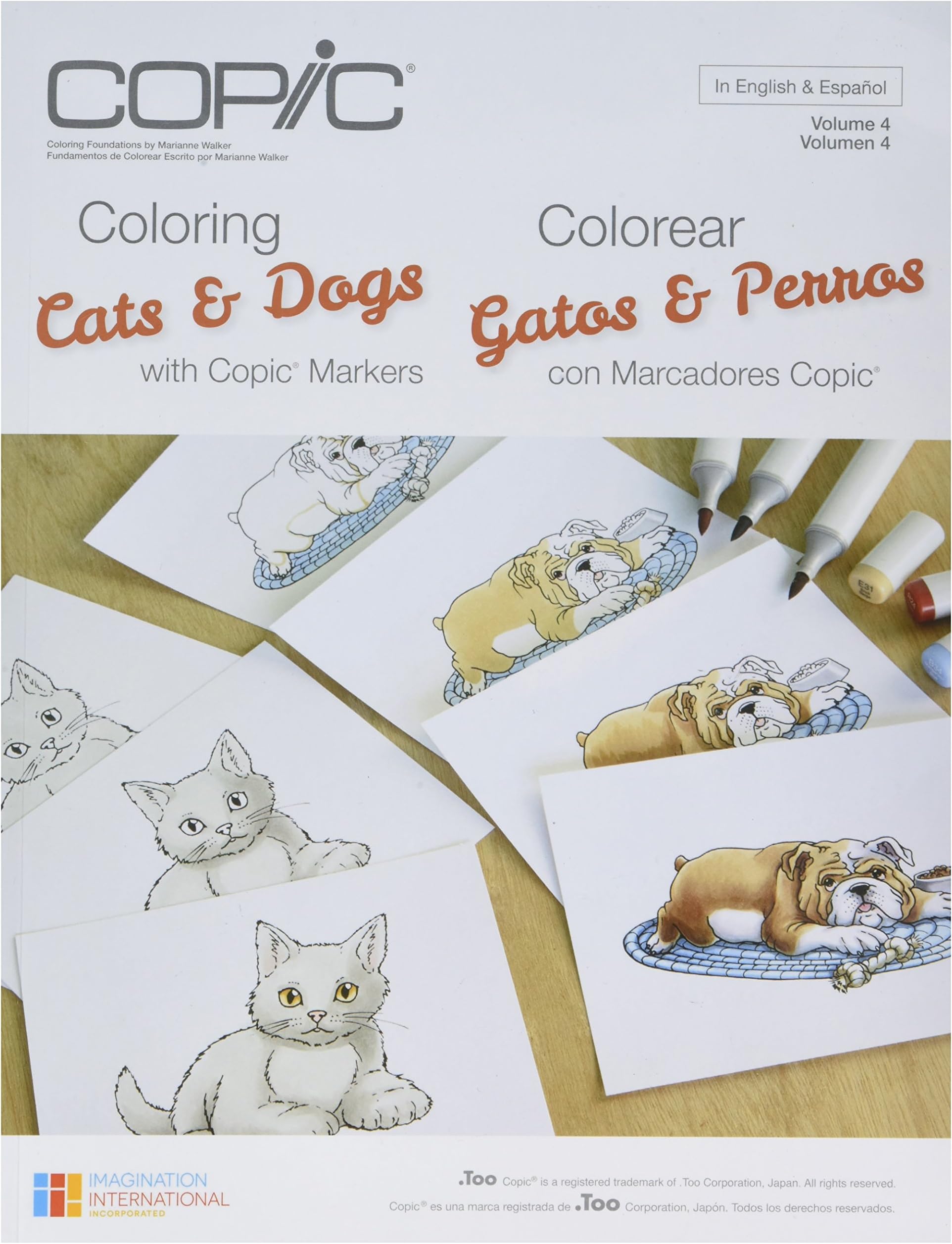 Copic Books, Coloring Cats and Dogs