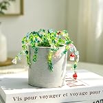 Codree 5421 Pcs Perled Plant Kit avec Moss artificiel, perles vertes pour la fabrication de plantes perlées, pour les fleurs de fleurs de plantes pour la production de bijoux DIY Crafts Plantes suctrices