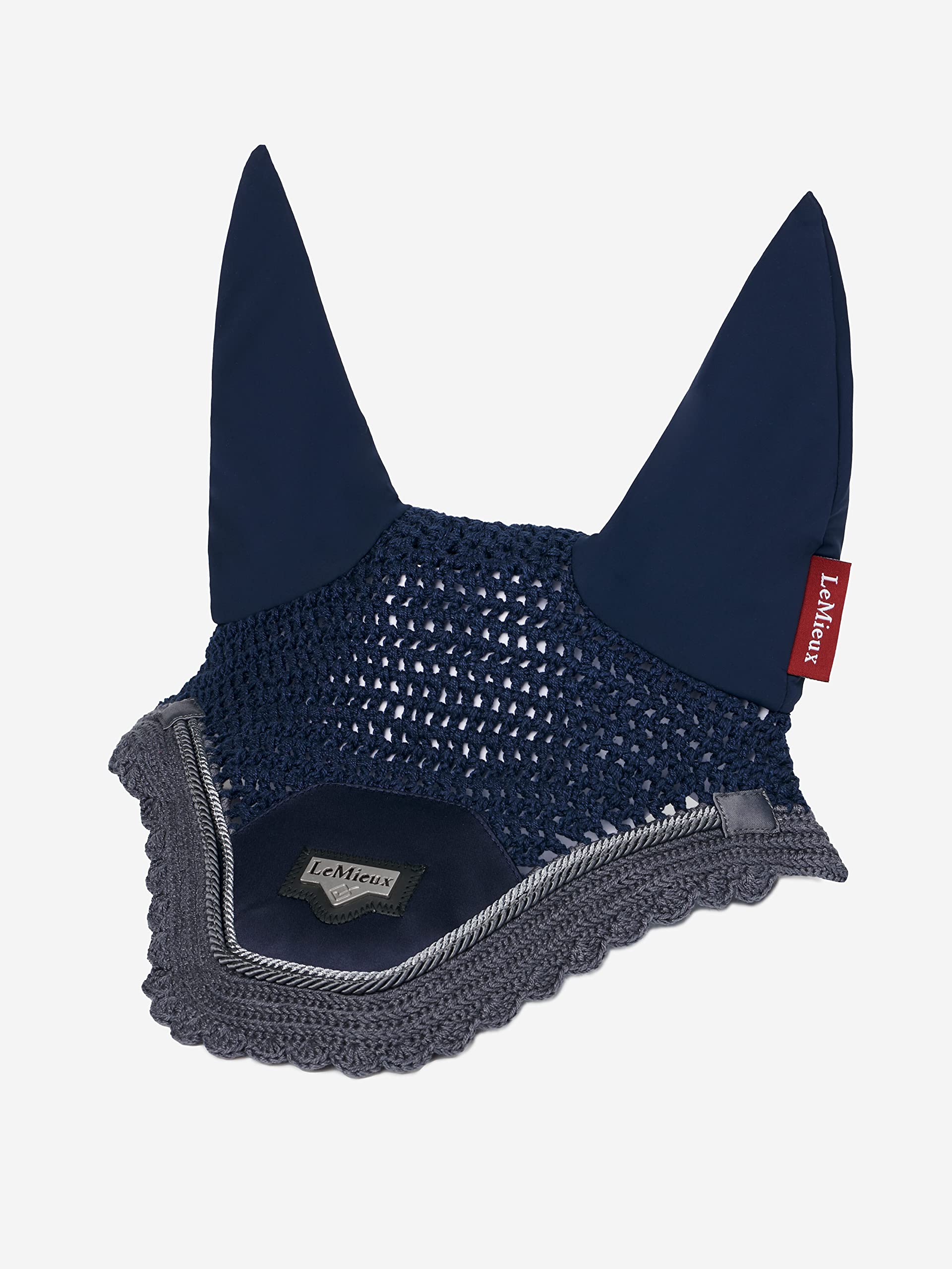 LeMieux Junior Loire Fly Hood with Soft Lycra Ears - Close Knit Crochet - Comfortable Fit Equestrian Mask - Sport Horse Wear — view 14