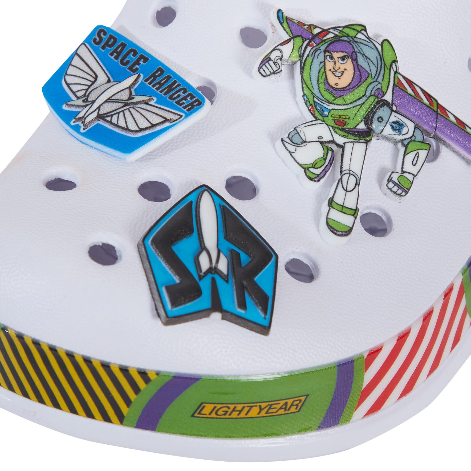 Disney Sabots Toy Story pour filles et garçons avec breloques Buzz Woody pour intérieur et extérieur avec sangle de cheville