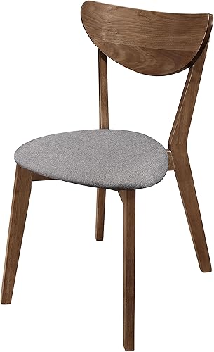 Miniatura 6 de Coaster Home Furnishings - Alfredo - Sillas auxiliares de comedor modernas de mediados de siglo - Asientos acolchados tapizados con respaldo de