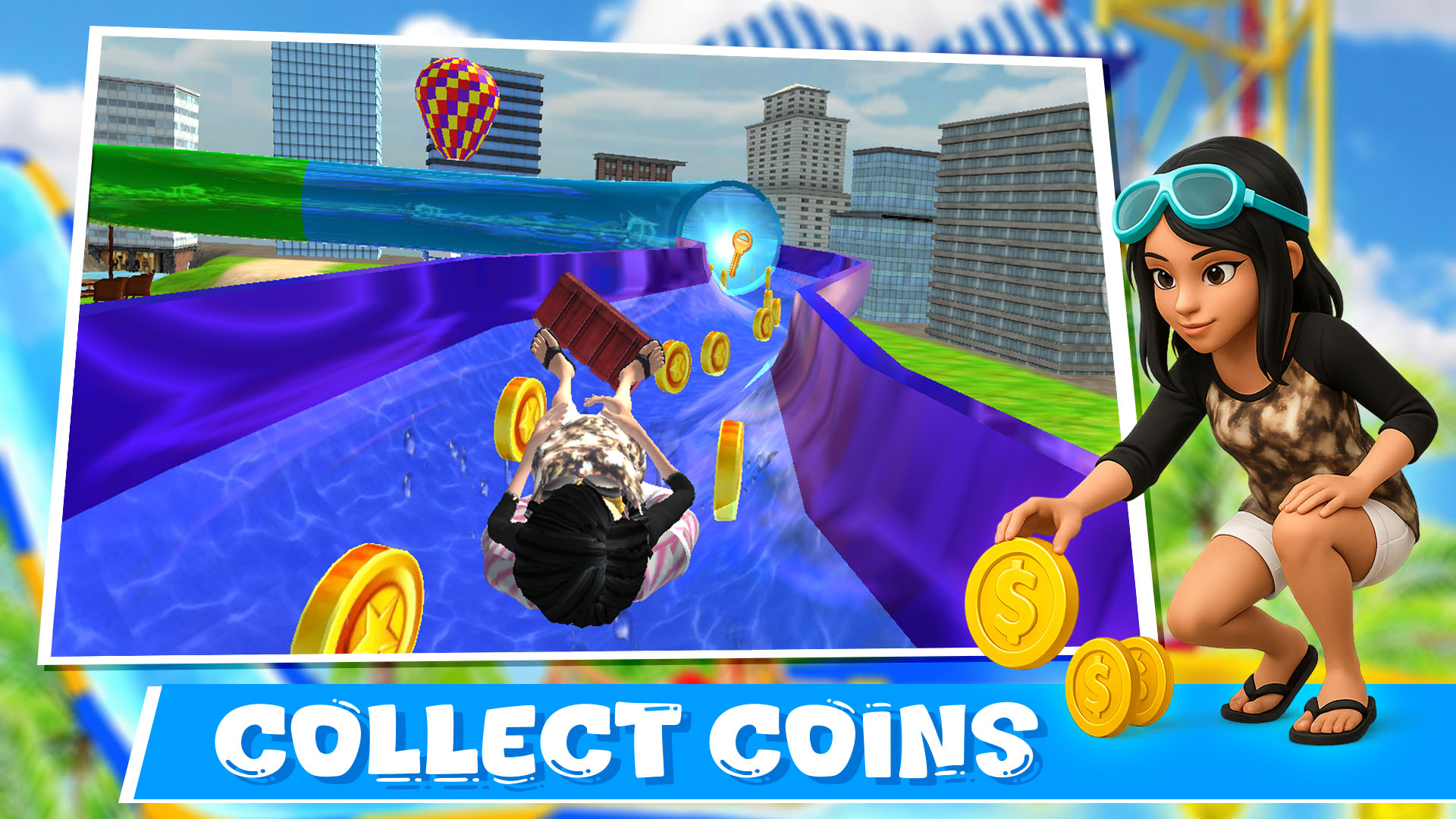 Water Slide Games: Summer Waterpark Fun 3D Racing - App on Amazon Appstore
