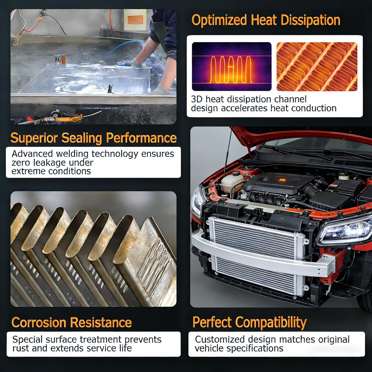 716 3 Row Aluminum Radiator for 1973-1987 Chevy C/K C10 C20 C30 K10 K20 K30 Truck 74 75 76 77 78 79 80 81 82 83 84 85 86 Radiators