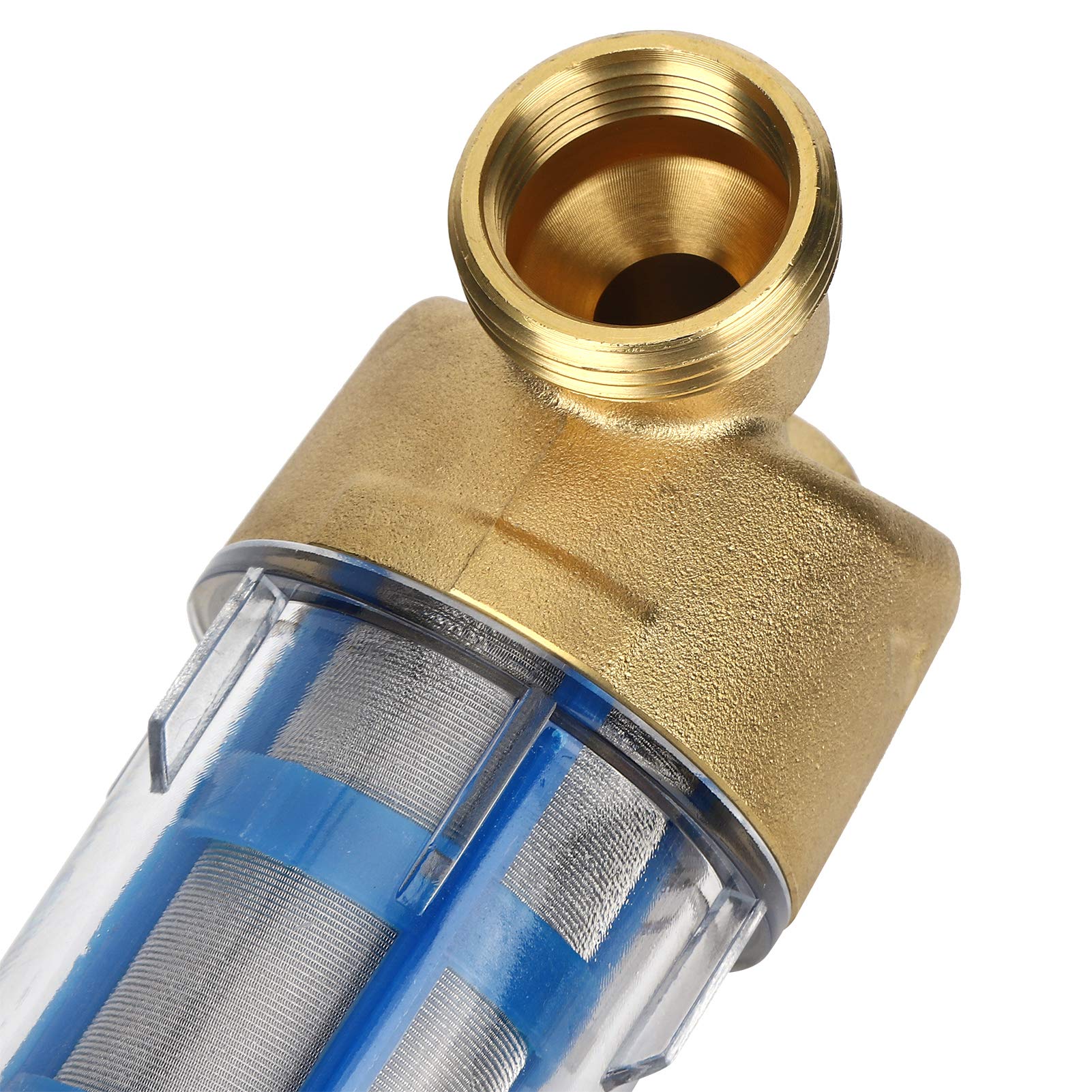 Filtro per Sedimenti, Depuratore D'acqua del Rubinetto Prefiltro per Osmosi Riutilizzabile Spin Down Filtro per Acqua per Sedimenti G1 MNPT G3/4 FNPT Prefiltro Accessorio per