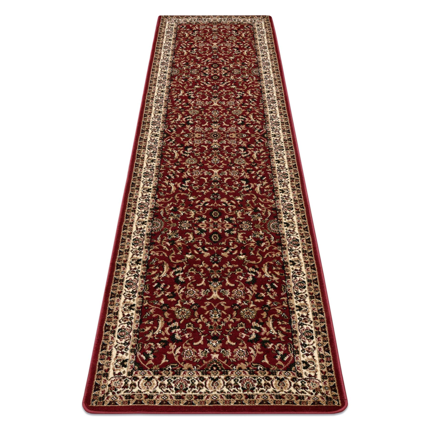 rugsx Passatoia corridoio, tappeto ROYAL ADR, Classico, tradizionale, per il corridoio, la hall, la sala, di alta qualità rosso 60x200 cm