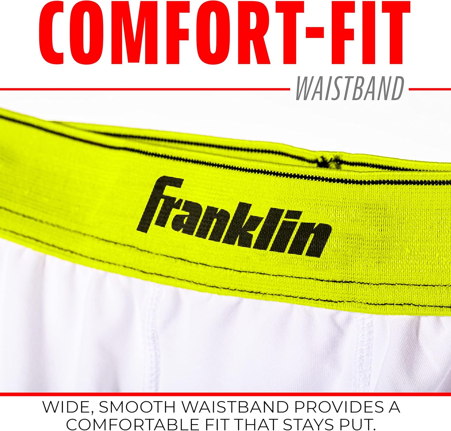 Franklin Sports Youth Compression Sliding Shorts - Kids Compression Underwear with Cup Pocket - Padded Baseball Sliding Short - Image 4
