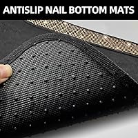 Vista 4 de NBTEPEM Juego completo de tapetes dorados brillantes para automóvil, ajuste universal para la mayoría de automóviles, SUV, camiones, 4 piezas