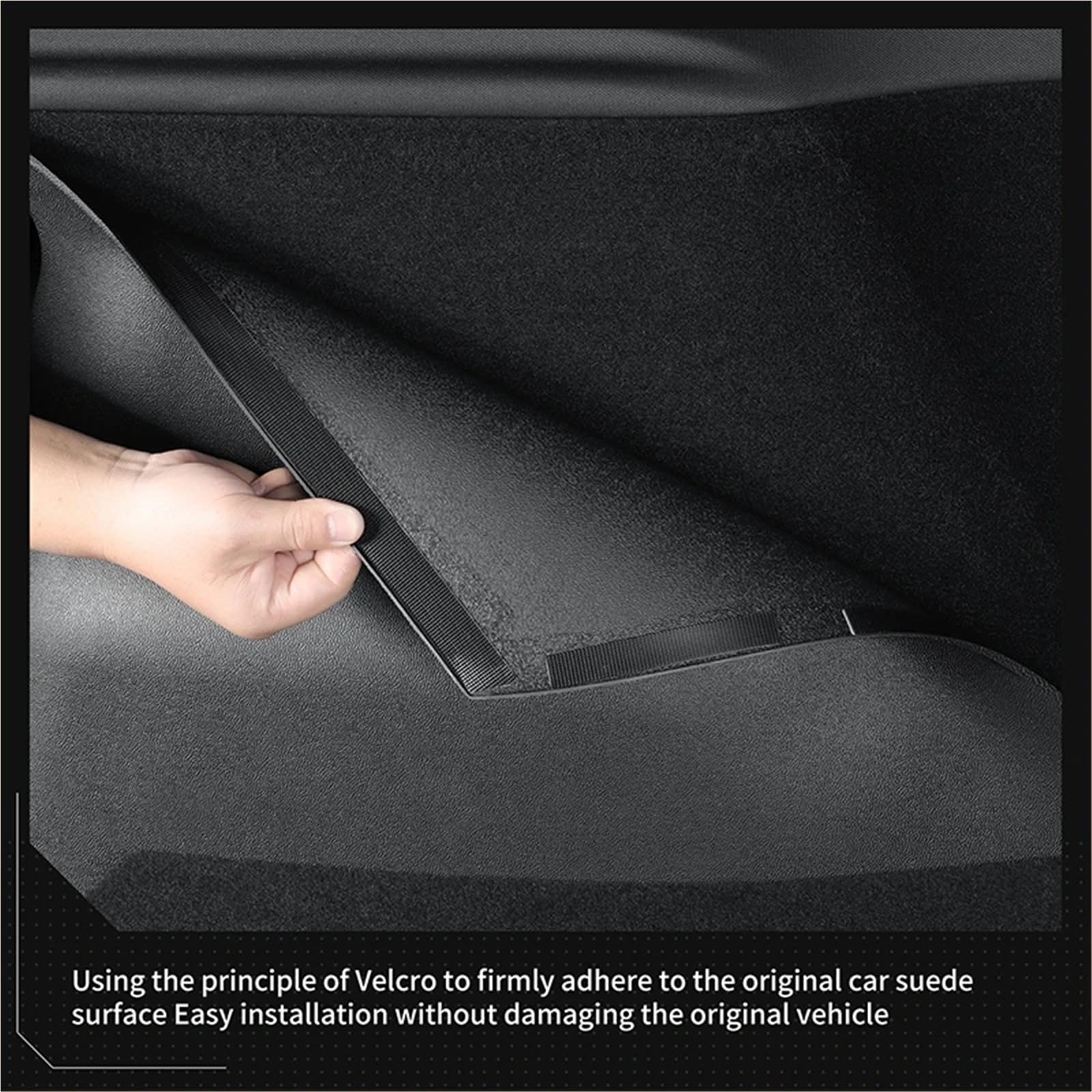 Protectores Laterales para Maletero Trasero compatibles con Tesla Model Y Juniper 2025, protección de Esquinas con Superficie TPE Alfombrilla Maletero Coche