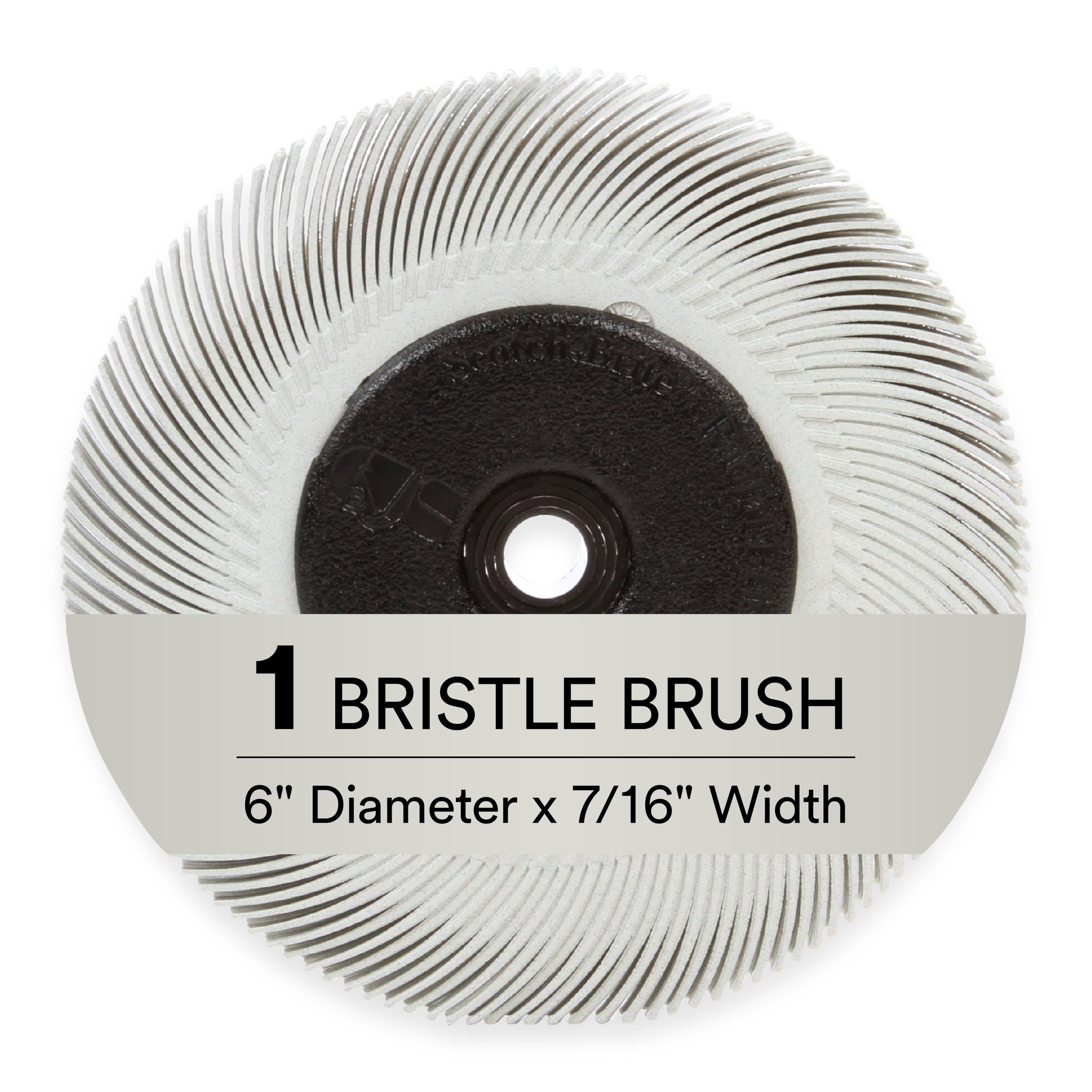 Scotch-Brite(TM) - Spazzola a setole radiali, Cubitron/ossido di alluminio, 6000 giri/min, 6 diametro x 7/16 larghezza, grana 120 (confezione da 1)