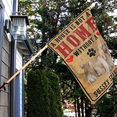 Miniatura 10 de A House Is Not A Home Without A Wire Fox Terrier - Banderas de jardín decorativas de doble cara de 12 x 18 pulgadas para amantes de las mascotas