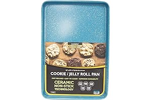 casaWare Ultimate Series Non-Stick Ceramic Cookie / Jelly Roll Pan in Blue Granite