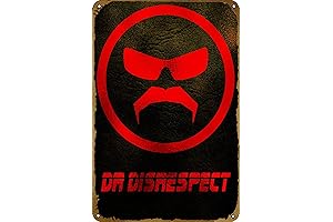 Dr Disrespect Gaming Poster: Iconic Metal Wall Decor for the True Champion