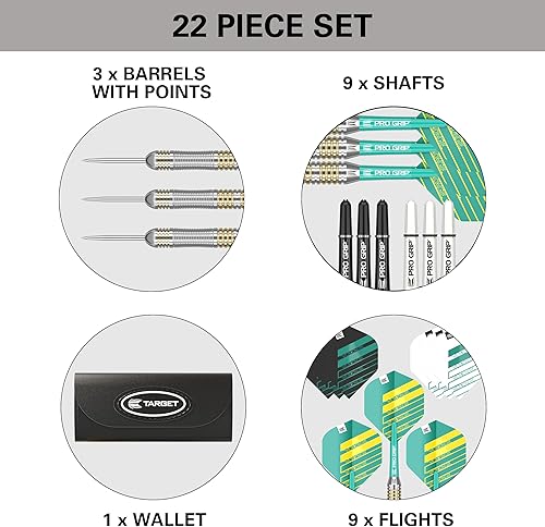 Miniatura 5 de Target Darts Rob Cross 22G - Juego de dardos con punta de acero de latón