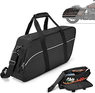 Saddlebag Liners Bag, Travel Motorcycle Saddlebag Organizer Compatible with Harley Davidson 1993-2022 Touring Road Glide/Street Glide/Electra Glide/Road King Hard Saddlebag, 1 Bag Only