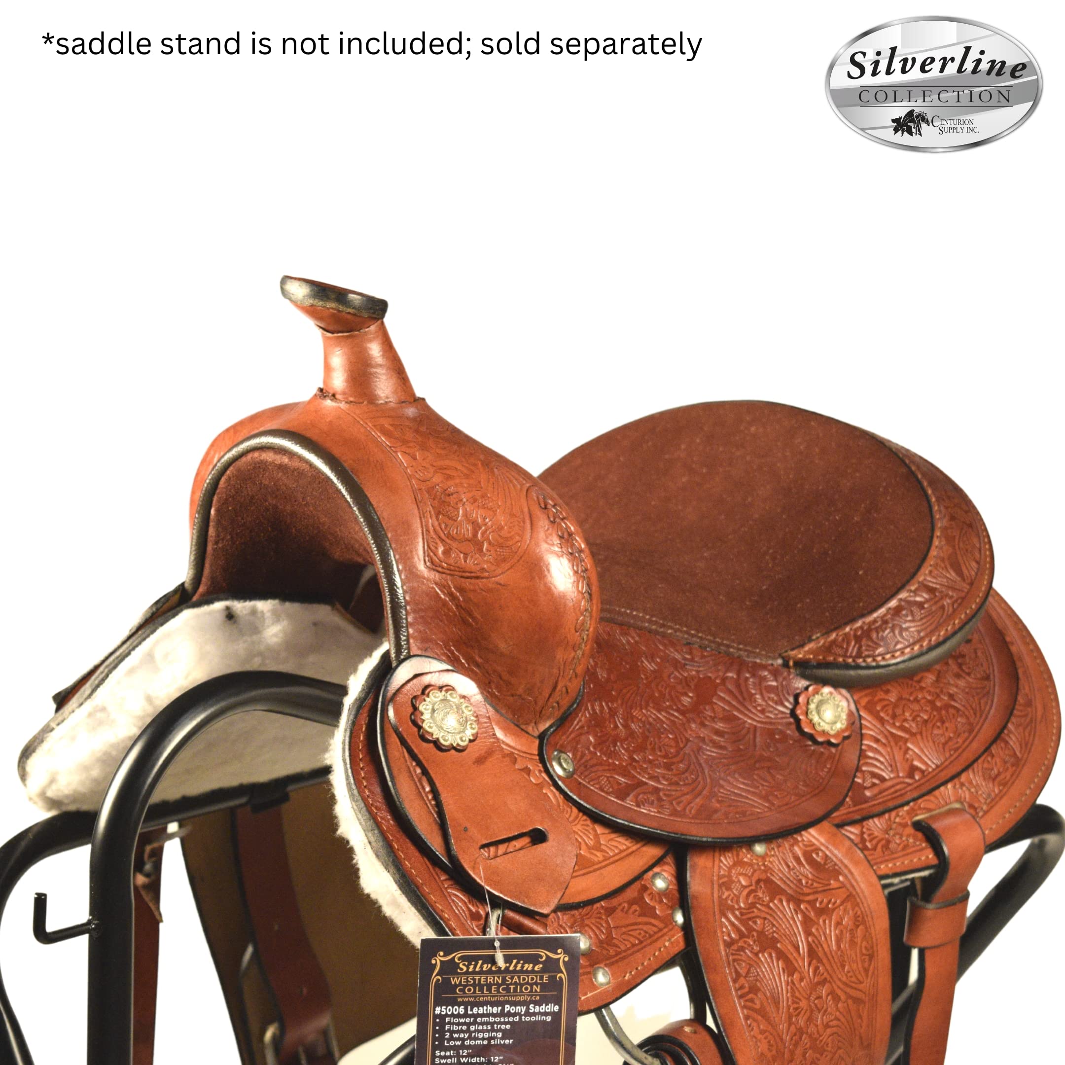 Selle Western Enfant Cuir 8" Pour Poney - Ensemble Complet - Sazaar Tack