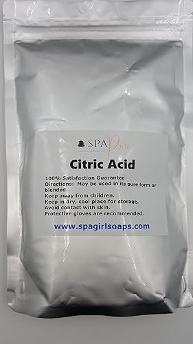 Miniatura 3 de Ácido cítrico puro, 1 libra, grado alimenticio, sin OMG, orgánico, lo mejor para hacer bombas de baño, vino, cerveza casera o limpiador (1 libra)