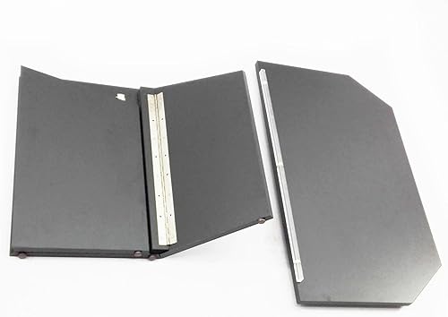 Miniatura 4 de FixtureDisplays® Podio de mesa de 27 "W con diseño plegable, portátil - negro 19597 19597