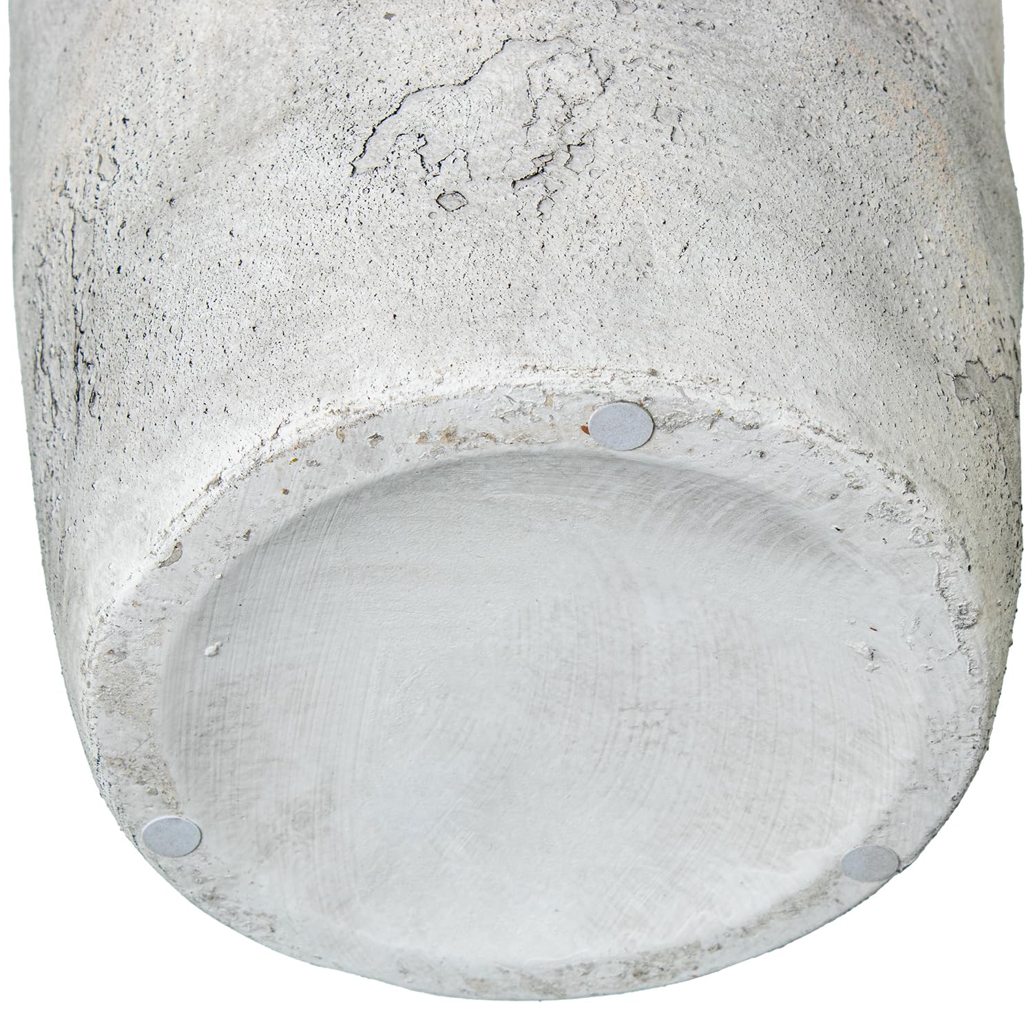 JARRÓN CERÁMICA BLANCO RÚSTICO_°21X32CM