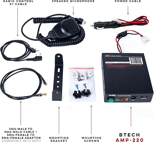 Miniatura 10 de BTECH Amplificador AMP-U25D (compatible con DMR) UHF (400-480 MHz), salida de 20-40 W (entrada de 2-6 W), modos analógicos y digitales, compatible