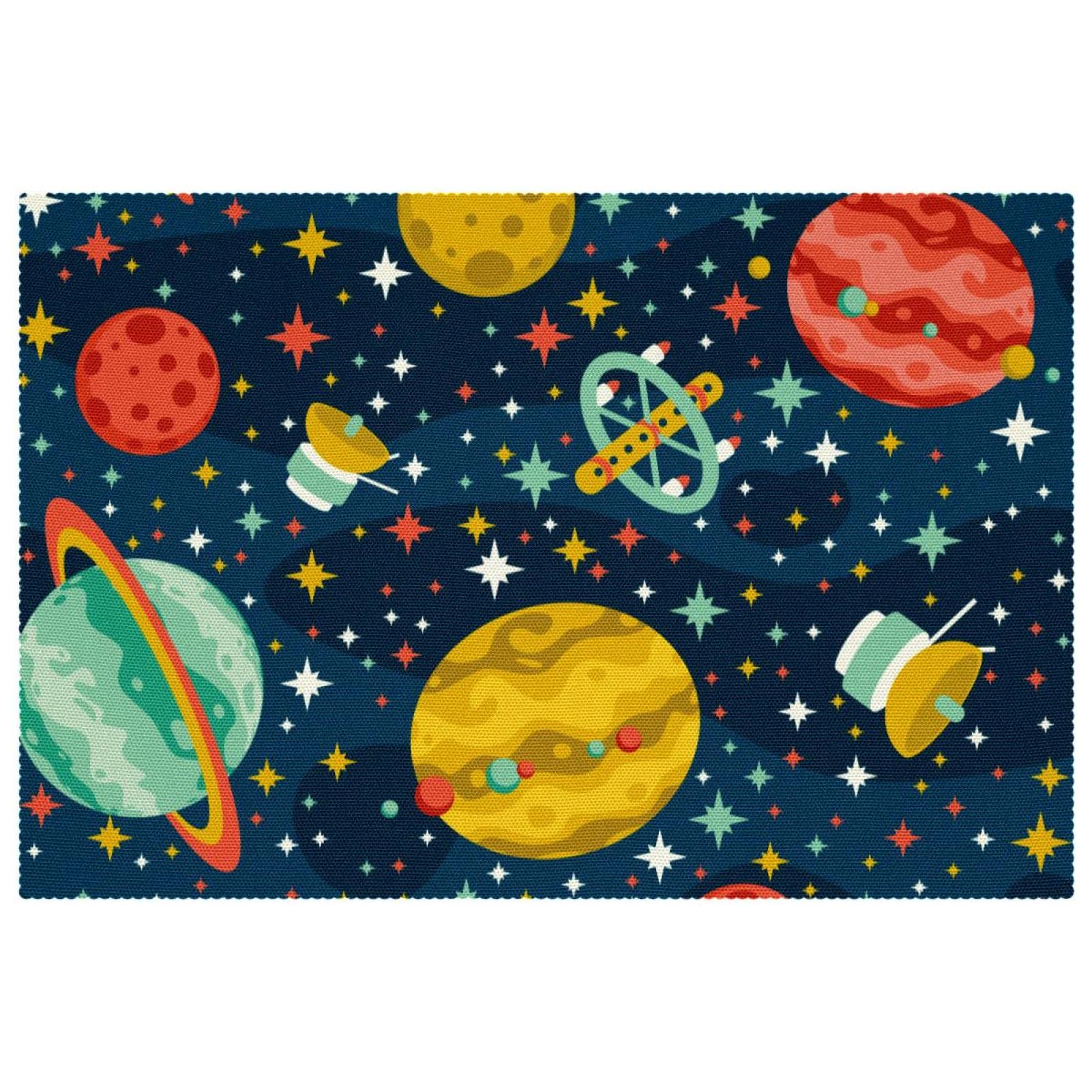 Sets de table planètes pour des repas de famille animés