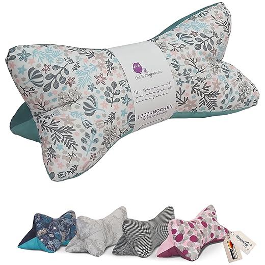Bequekes Lesekissen mit Blumenmuster