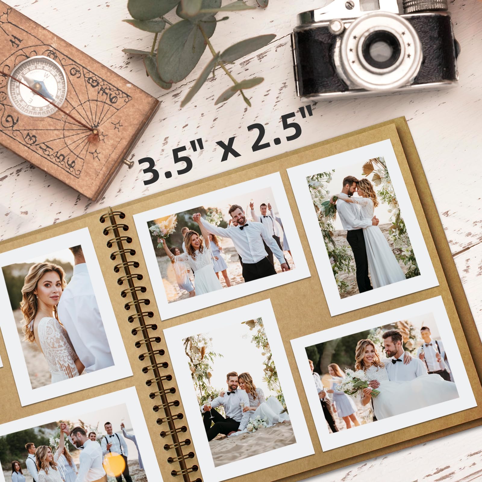 Yopih Scrapbook Album - 40 Pages, Acid-Free -4