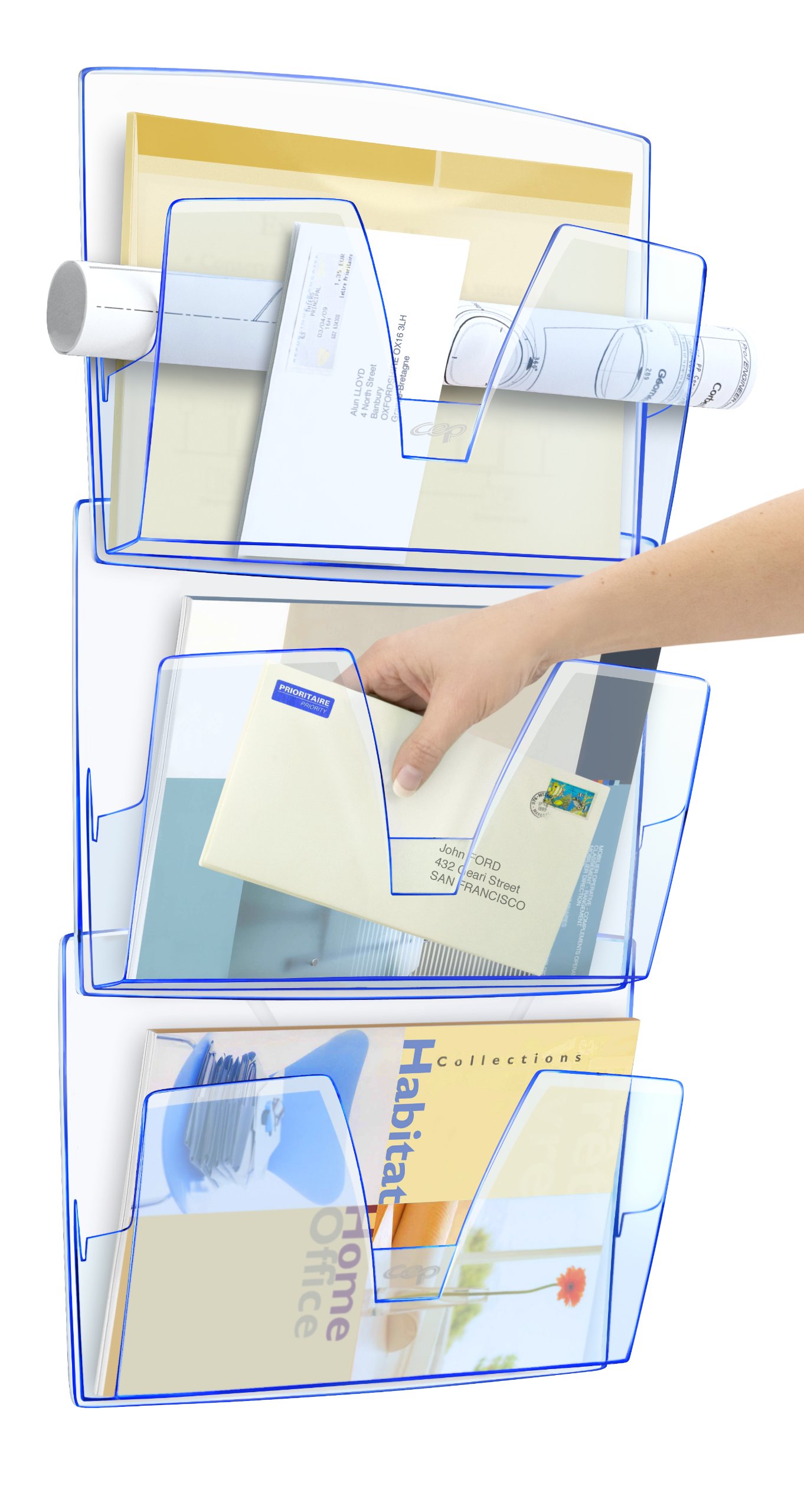 CEP Reception Wall File - Ice Blue