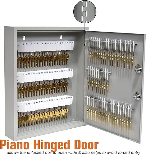 Miniatura 5 de BankSupplies STEELMASTER 110 - Armario para llaves  Caja de llaves de control de bloqueo doble  Construcción de acero soldada de calibre 22