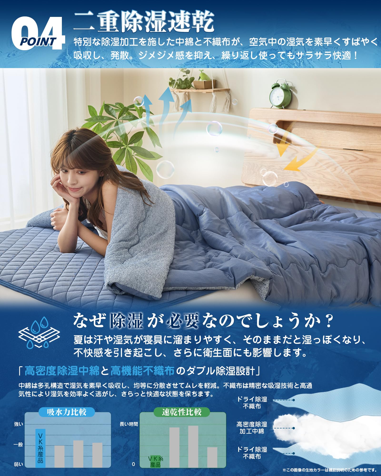 Amazon｜VK Living 夏用掛け布団 肌掛け布団 シングル リバーシブル
