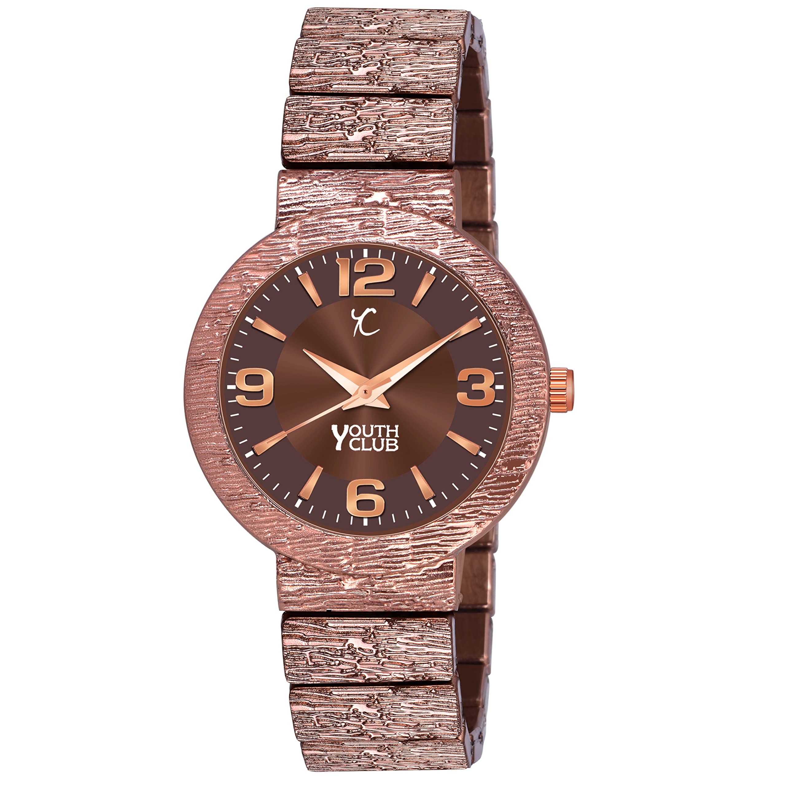 YOUTH CLUB Attractive and Wooden Designer Style with Stainless Steel Analog Watch - for Girls & Women (B0C28CV433) Amazon Price History, Amazon Price Tracker
