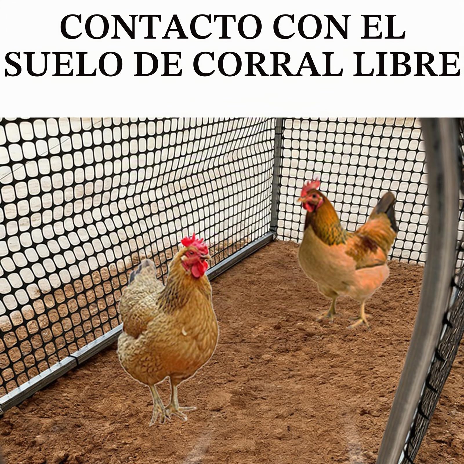 Gallinero, Túnel MetáLico para Gallinas Al Aire Libre, Corral para Gallinas para El Jardín, Gallinero Portátil, Corral para Gallinas A Prueba De Depredadores, Fácil De Instalar,Plata,100cm