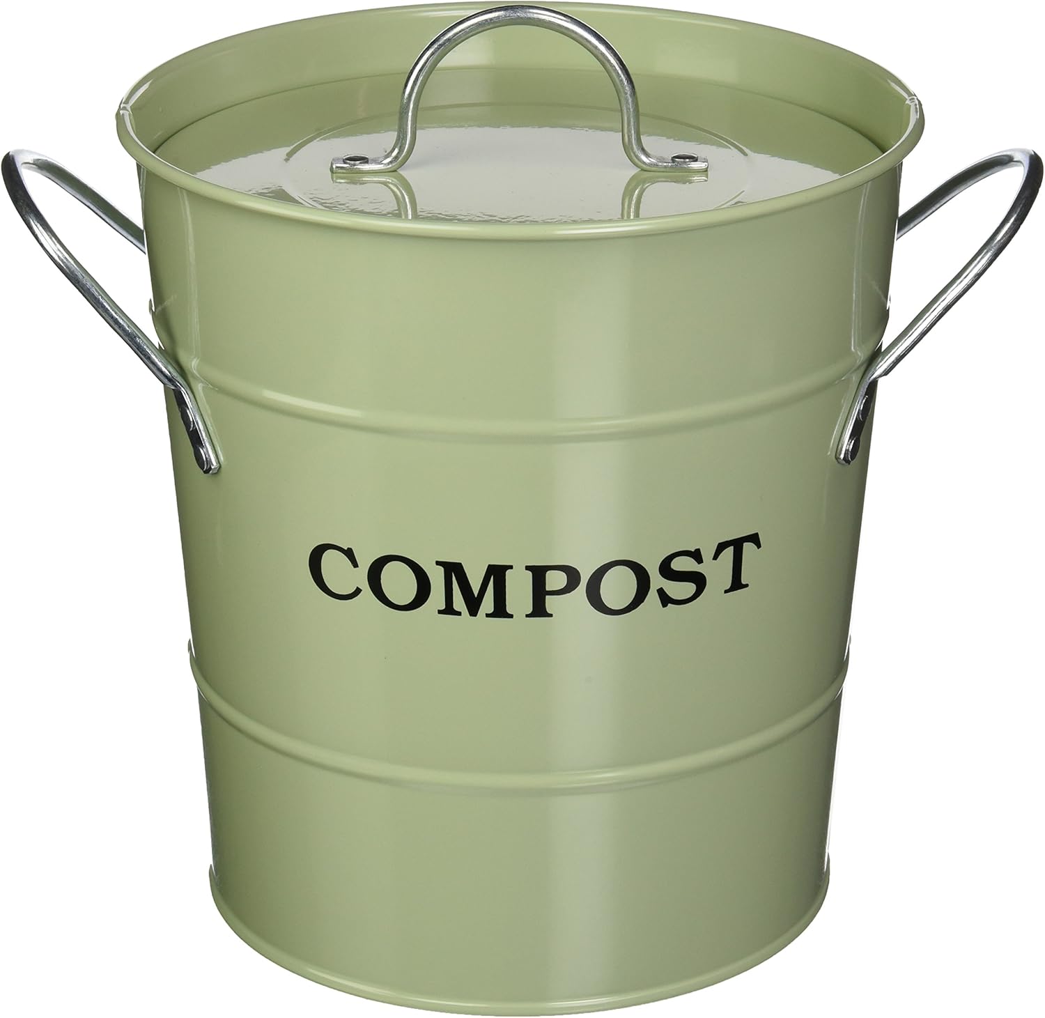 Exaco Trading Co. CPBG 01 Exaco 2in1 Indoor Compost Bucket, 1 Gallon, Green