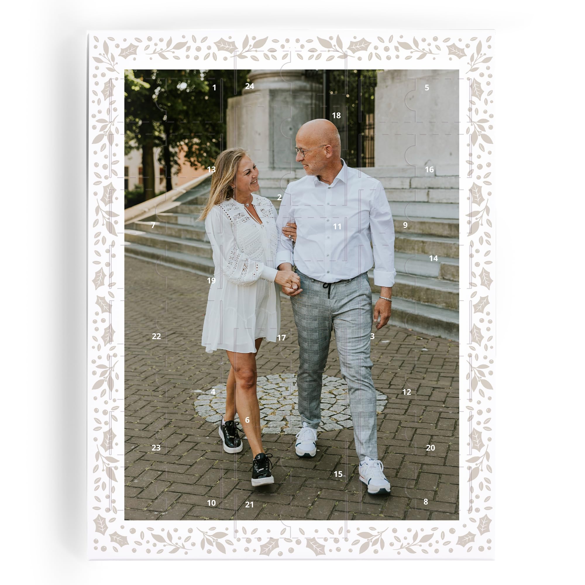Calendario de Adviento de Chocolate Milka 2025 personalizado con foto - Calendario de Adviento de Chocolate Milka personalizado para mujer y hombre, un divertido regalo de Adviento