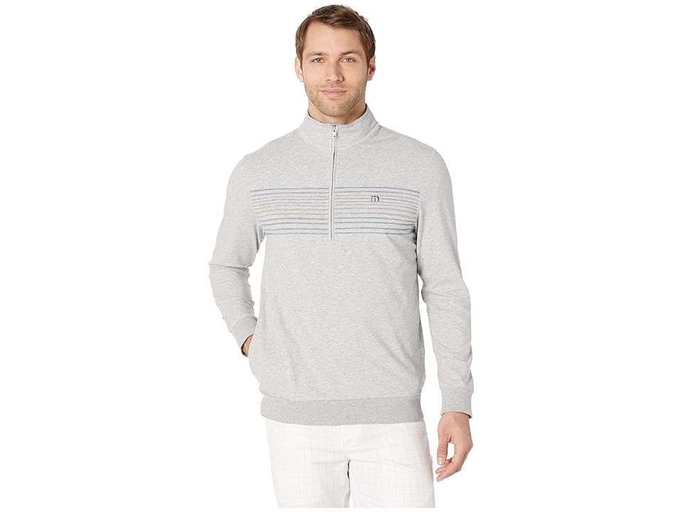 

TravisMathew Play Through Jacket (Heather Alloy) Men's Coat, Gray