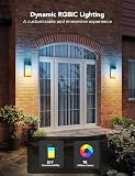 Govee Outdoor Wall Lights RGBIC, 1500lm Smart LED Wall Lights, IP65, 2 Pack - 2