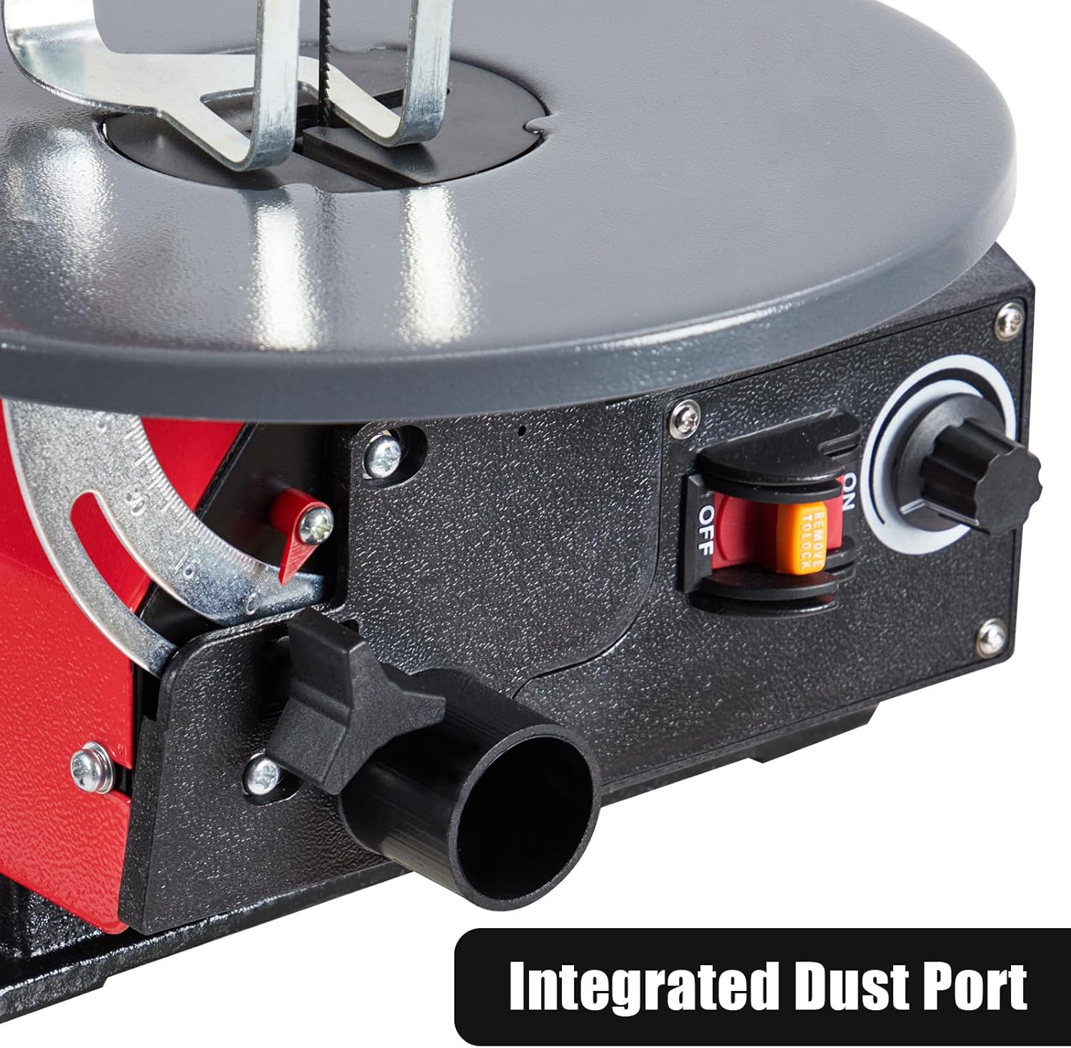 16-Inch Variable Speed Scroll Saw with Extra-Large Adjustable Tilting Table – Ideal for Woodworking Projects and Precision Cuts