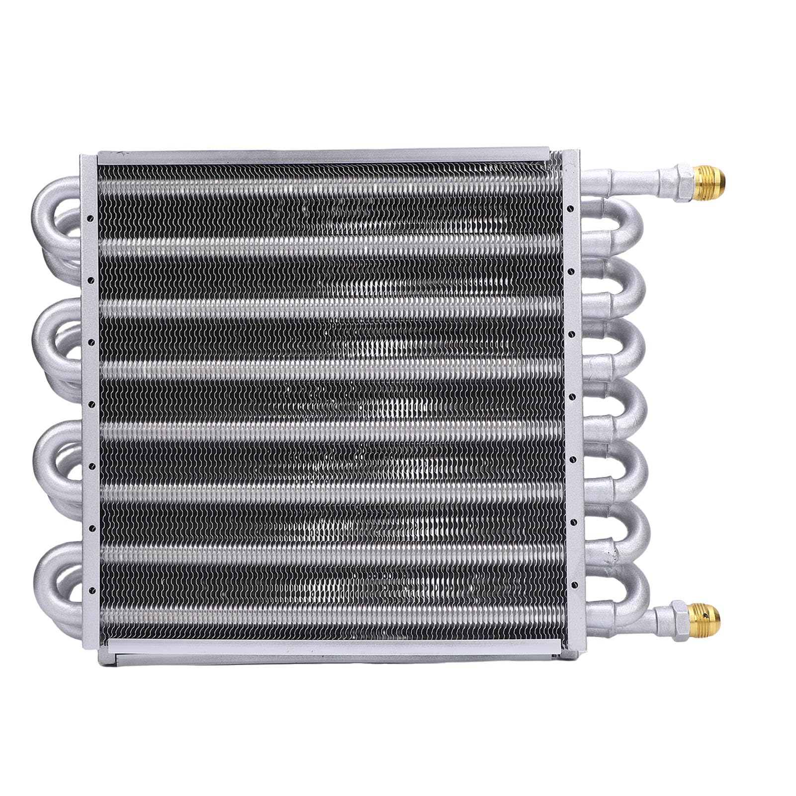 JTLB Radiateur de Transmission 16 Rangées 1/2 Pouce, Refroidisseur D'huile pour Voitures, Compresseurs, Robuste et Facile à Installer, Conception Universelle, Refroidisseur D'huile