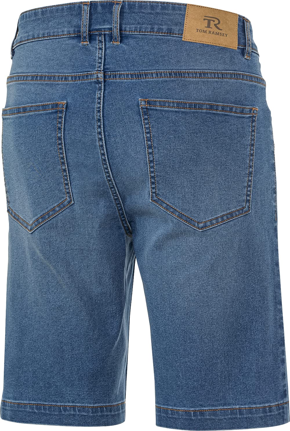 Tom Ramsey Herren Sommer-Jeansbermudas, Herrenhose mit flexiblem Bund aus leichtem Jeansstoff, als Lange Jeans oder Kurze Bermudas erhältlich, Gr. 48-60