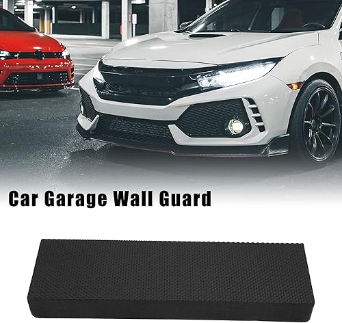 Miniatura 2 de X AUTOHAUX 2 unids 11.8x3.9x1.2 in coche garaje pared guardia puerta parachoques protector anti colisión impermeable espuma para almacén garaje