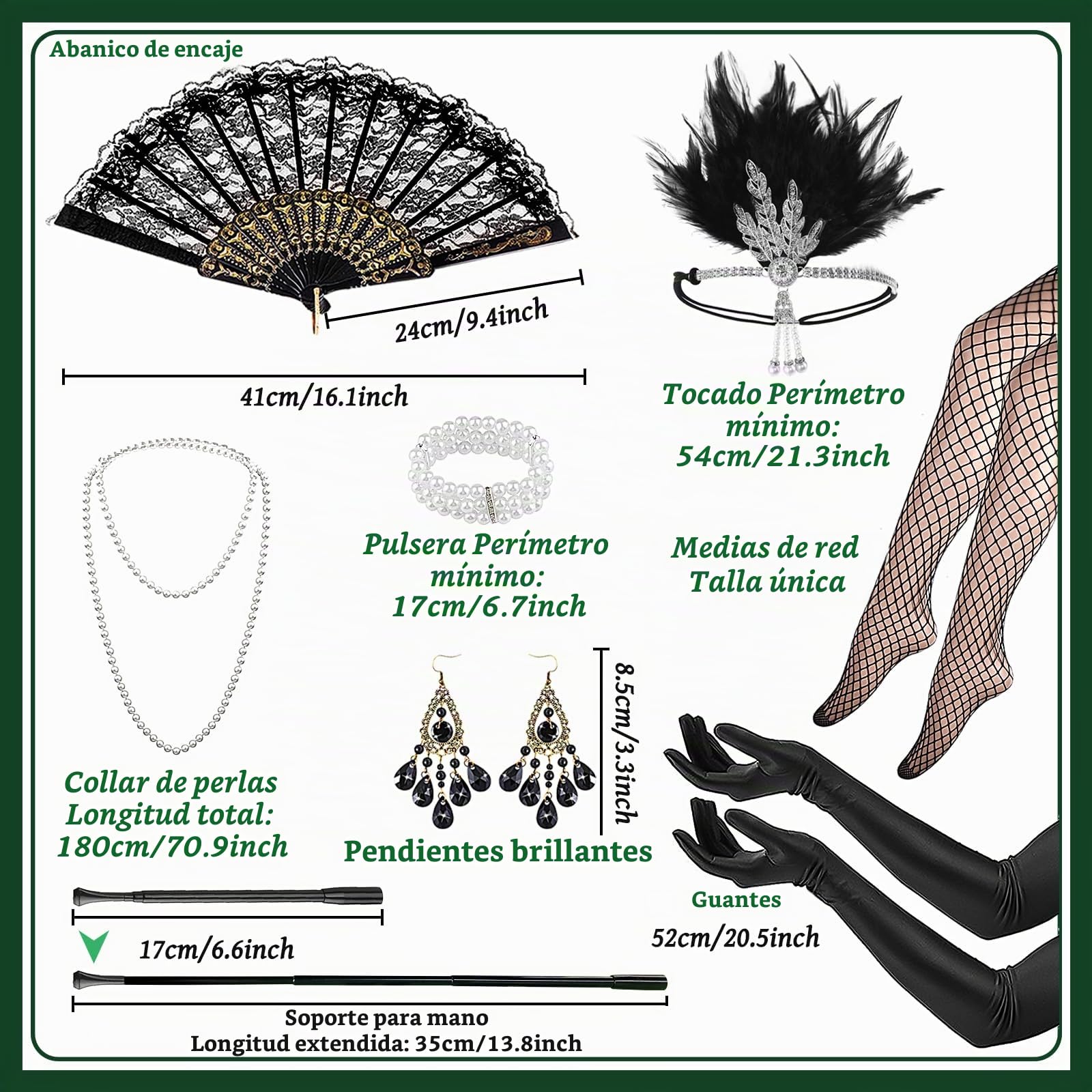 Disfraz de los años 20 para mujer, vestido con flecos de los años 20, vestido de mujer de los años 20, cuello en V de los años 20 con accesorios de los años 20, collares y pendientes, para fiestas de