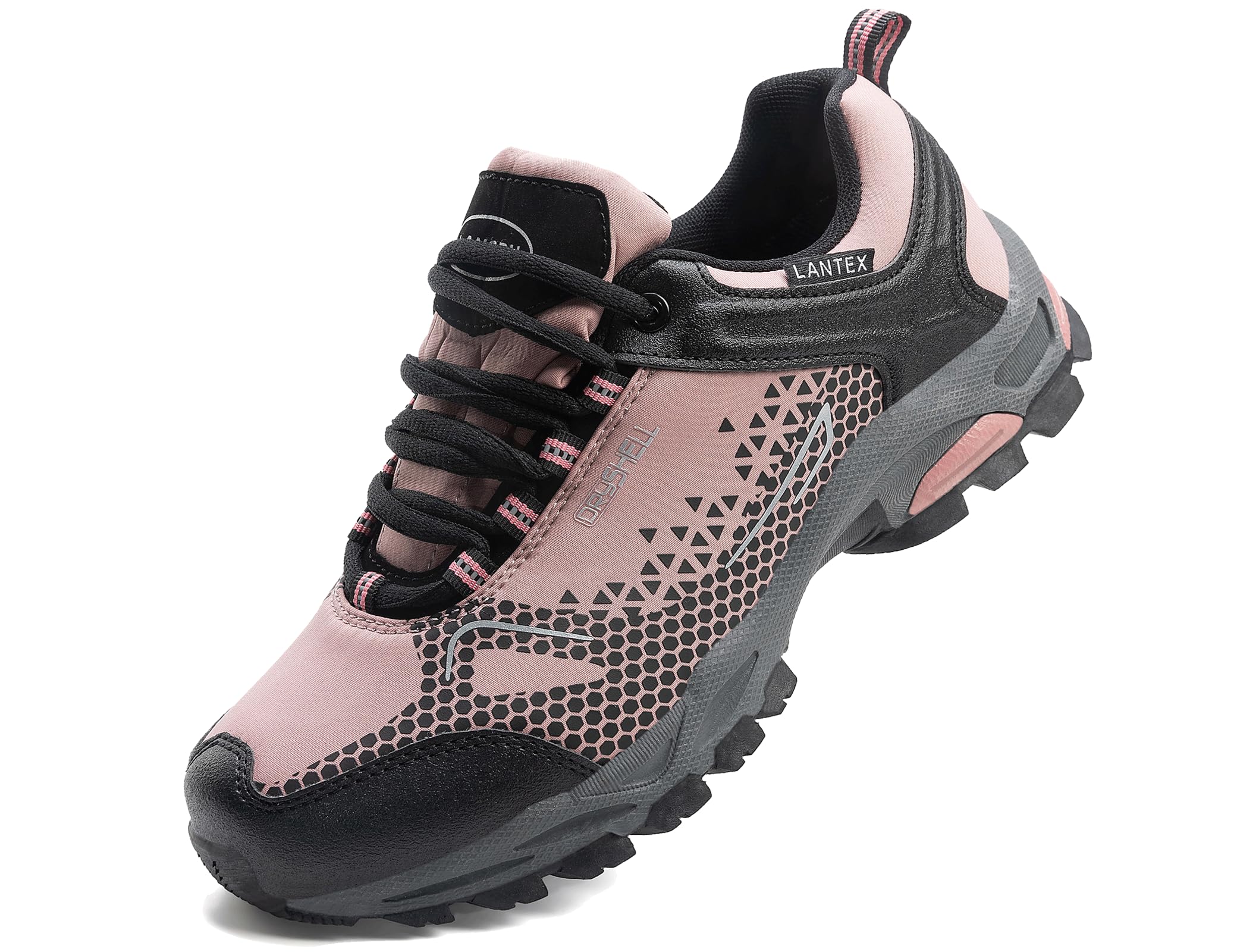 LANGDU Botas Montaña Zapatos Senderismo Hombre Mujer 38-46 | Impermeable,Transpirable,Suela Antideslizante,Cómodo,Ligero,Amortiguación,Senderismo y Montaña