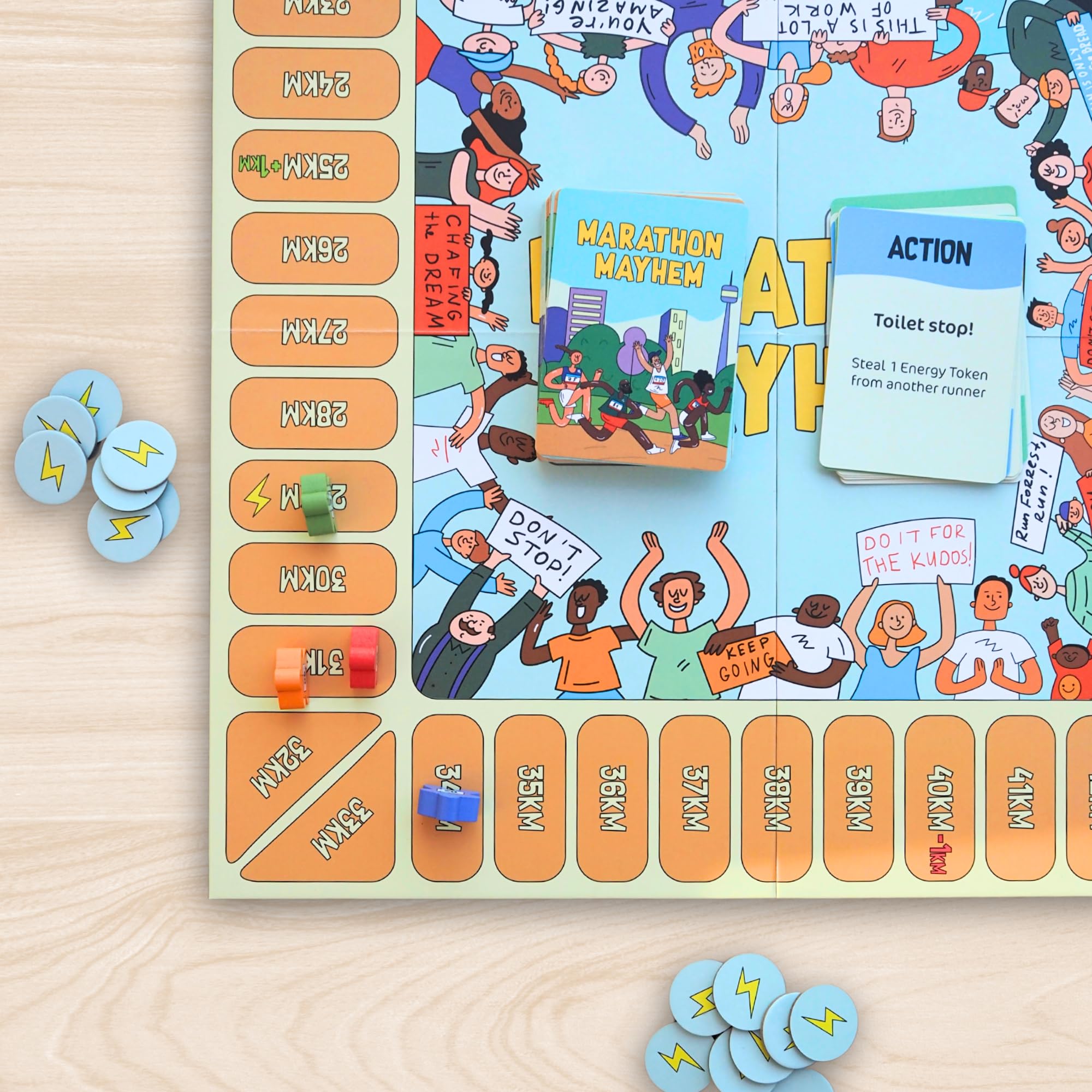 Marathon Mayhem: The Ultimate Running Board Game for 2-5 Players - Image 2