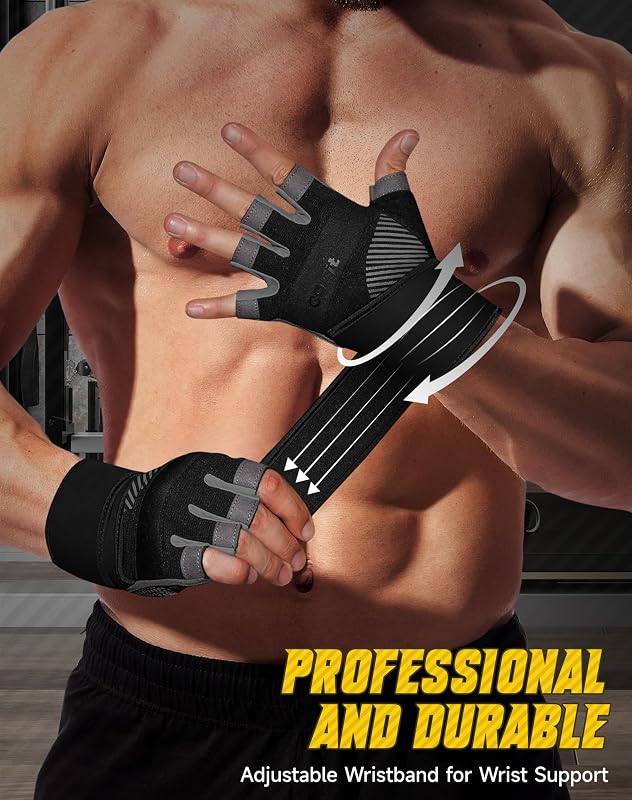 COFIT Légáteresztő Edzőkesztyű Csúszásmentes Wrist Support Férfi Női Edzéshez