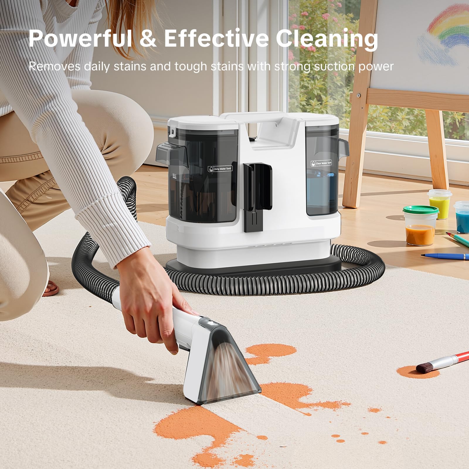 Amazon.com - WELSAUBER Couch Cleaner Machine -600W Motor 20Kpa